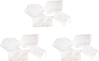 OEM 150 Soportes Transparentes Para Carteles, Soportes De Pl&aacute;stico Para P&oacute;steres, Soportes De Acr&iacute;lico Para Etiquetas, Expositores De Tarjetas De 2x4 Cm