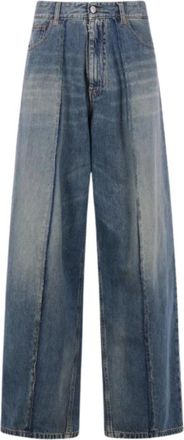 Maison Margiela Wide-leg Jeans - Heren - Loose Fit Jeans - Blauw - W31 - Katoen - Jeans