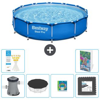 Bestway Piscina Bestway Steel Pro Redonda - 366x76 Cm - 7-piezas S317
