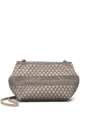 Brunello Cucinelli Monili schoudertas met ketting - Beige