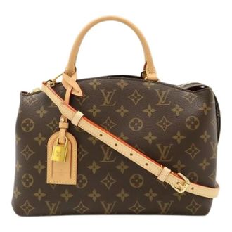 Louis Vuitton Pre-owned Vintage Canvas Handtas - Dames - Pre-owned - Bruin - Maat: ONE Size