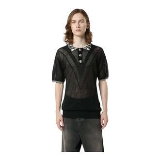 John Richmond Hombre, Jerseys, Negro, Talla: M