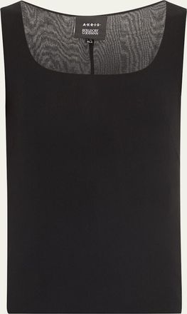 Akris Sleeveless Silk Shell