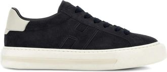 Hogan H691 Sneakers - Heren - Sneakers - Blauw - 44 1/2 EU - Leer - Schoenen