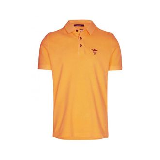 Aeronautica Piqu&eacute; Polo - Heren - Polos - Oranje - 2XL - Katoen - Tops