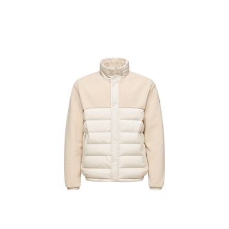 Moncler Moncler Mistral Teddy Short Down Jacket, Men, Beige, Size: 3
