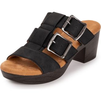 Muk Luks Myra Sandal in Black at Nordstrom, Size 9.5