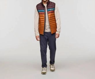 Cotopaxi Mens Fuego Down Vest In Coffee