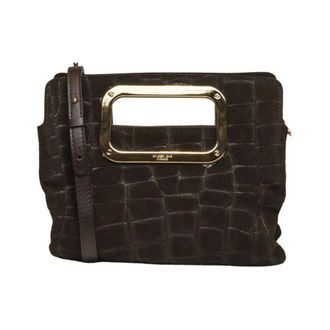 My Best Bags Firenze Viktoria Handtas - Dames - Tassen - Bruin - Maat: ONE Size Su&egrave;de
