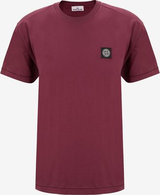 Stone Island Kurzärmeliges T-Shirt aus Baumwolle 2100027