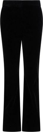 Golden Goose Slim-fit Flared Broek - Dames - Wijde Broeken - Zwart - M - Katoen - Broeken