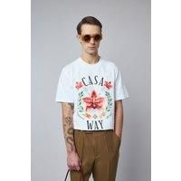 Casablanca Bright White Jersey T-shirt