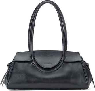 Staud Maude Leather Shoulder Bag in Black at Nordstrom