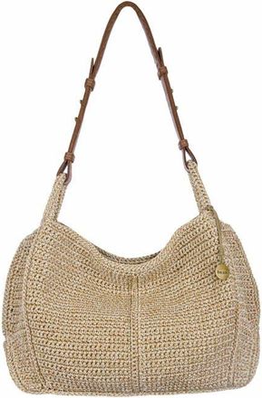 The Sak Los Feliz Hobo Leather Bag in Bamboo Static at Nordstrom