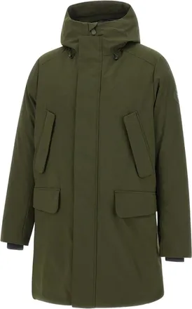 Save The Duck Parka imbottito con cappuccio - Verde