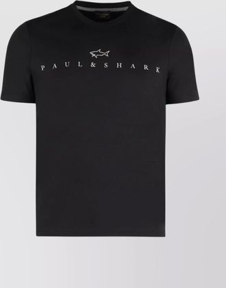Paul & Shark ribbed crew-neck short-sleeve t-shirt