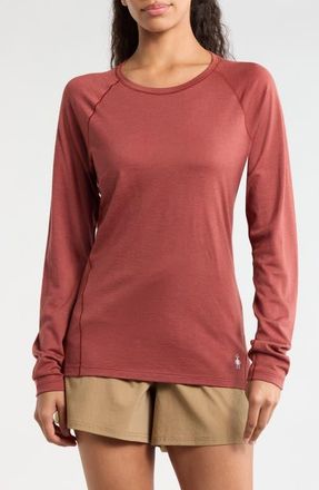 Smartwool Classic All Season Merino Wool Base Layer Long Sleeve T-Shirt in Burnt Sienna at Nordstrom, Size X-Large