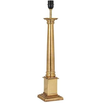 Loops Luxury Traditional Table Lamp Light Solid Brass BASE ONLY 630mm Tall Bulb Holder