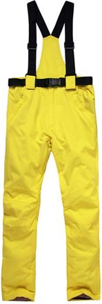 Generic Mens Snow Dungarees - Ski Trousers Mens Waterproof Ski Dungarees Winter Warm Lined Snowboard Trousers Overall with Adjustable Braces Breathable Lined 