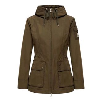 Moncler Leandro Parka Jacket - female - Moncler - Light Jackets - Green - M - Jackets