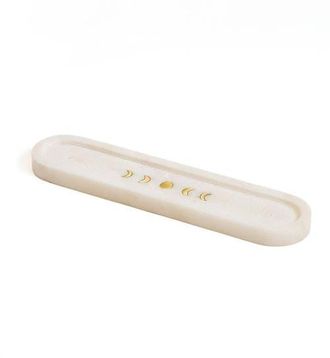 Matr Boomie Indukala Moon Phase Incense Holder - Carved Marble in White at Nordstrom