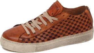 Jako Vintage effect handgemaakte schoen model Matty - Heren - Sneakers - Bruin - 40 1/2 EU - Schoenen