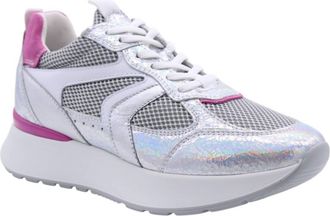 Nero Giardini Womens E512880 Sneaker In Silver/pink