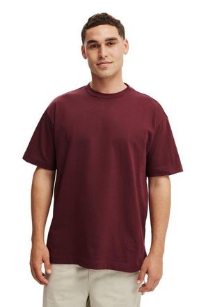 Cotton On Mens Box Fit Plain T-Shirt in True Burgundy at Nordstrom, Size X-Large