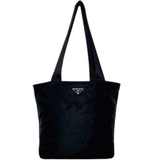 Prada Black Nero Nylon Tote Bag (Pre-Owned)