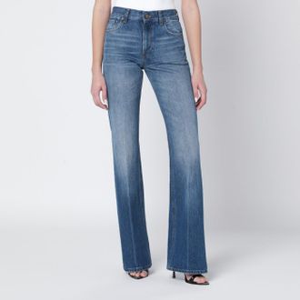 Haikure Flora Flared Blue Jeans