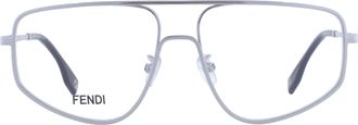 Fendi Demo Pilot Unisex Eyeglasses FE50088U 016 58