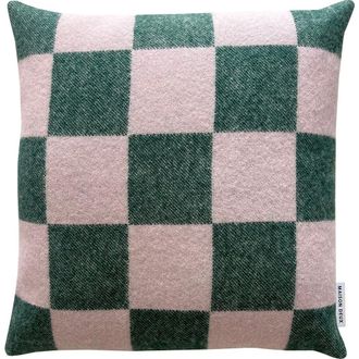 Maison Deux Checkerboard Cushion Cover in Green at Nordstrom, Size 2Ft 0In X 2Ft 0In