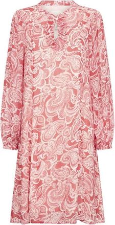 Part Two Bittersweet Paisley Print Jurk - Dames - Casual kleedjes - Roze - 3XL - Kleedjes