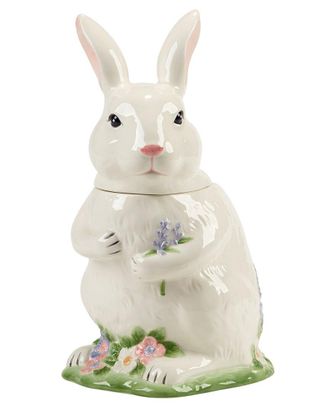 Certified International Easter Morning 3D Bunny Cookie Jar