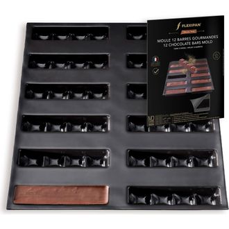 Silpat Flexipan 12 Chocolate Granola Bars Premium Silicone Baking Pan in Black at Nordstrom