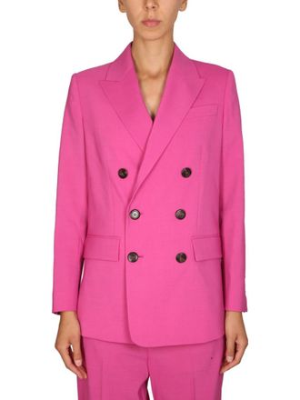 Dsquared2 Fuchsia Solid Notched Lapel Jacket