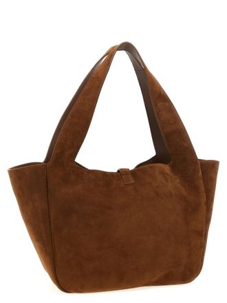Saint Laurent Suede Shoulder Bag - Brown