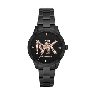 Michael Kors Accessoires, Dames, Zwart, ONE Size, Runway Horloge
