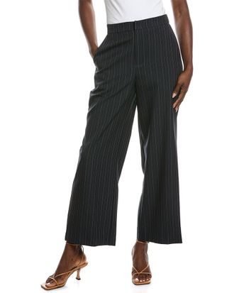 Gracia Elastic Back Straight Fit Casual Pant