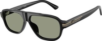 Emporio Armani Ea 4285U Zonnebril - Heren - Zonnebrillen - Zwart - 56 MM - Accessoires