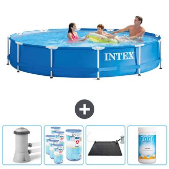 Intex Piscina Con Estructura Redonda - 366x76 Cm - 7-piezas Scb92