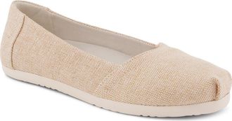 Toms Alpargata Ballet Flat in Gold at Nordstrom, Size 6.5