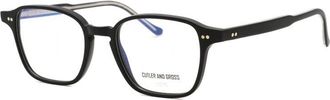 Cutler and Gross CGOP136051 001 Matte Black 51mm
