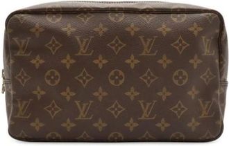 Louis Vuitton Pre-owned Monogram Canvas Pouch - unisex - Vintage Tassen - Bruin - ONE Size - Vintage