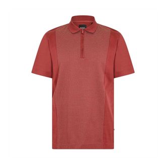 HUGO BOSS Heren Paras 365 Poloshirt met Korte Mouwen (Bruin)