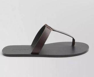 Saint Laurent leather thong sandals
