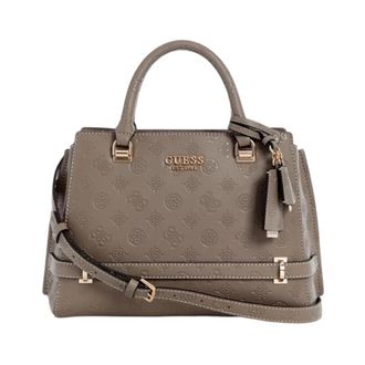Guess Zarela Satchel - female - Guess - Handbags - Brown - ONE SIZE - Bags