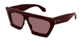 Alaia AA0104S 003 Womens Sunglasses Burgundy Size 99