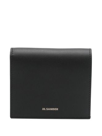 Jil Sander Black Smooth Matte Rectangular Wallet