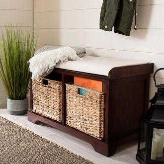 Safavieh Freddy Wicker Storage Bench